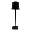 LED Димируема сензорна настолна лампа LED/5W/5V USB 1200 mAh черен