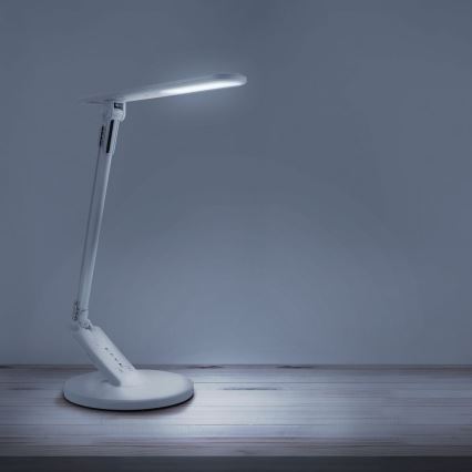 LED Димируема сензорна настолна лампа OPTIMUM LED/7W/230V USB 3000/4000/6000K бял