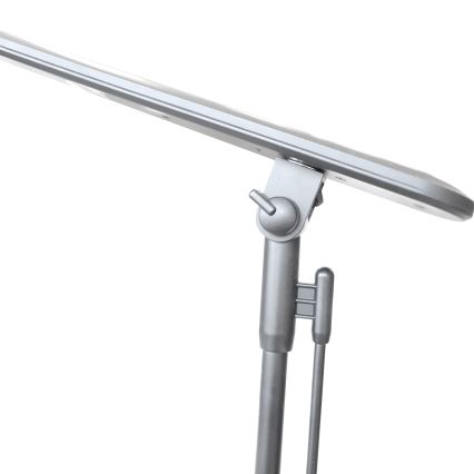 LED Димируема сензорна настолна лампа OPTIMUM LED/7W/230V USB 3000/4000/6000K сребрист