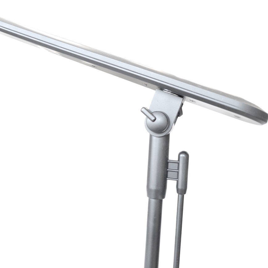 LED Димируема сензорна настолна лампа OPTIMUM LED/7W/230V USB 3000/4000/6000K сребрист