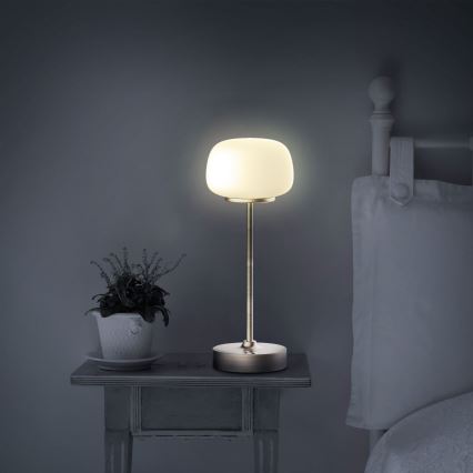 LED Димируема сензорна настолна лампа RIMINI LED/2W/5V USB 2000 mAh златист/бял