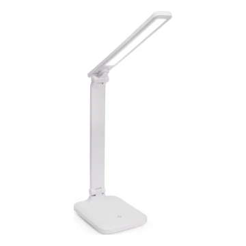 LED димируема сензорна настолна лампа с USB порт REMUS LED/5W/230V бяла