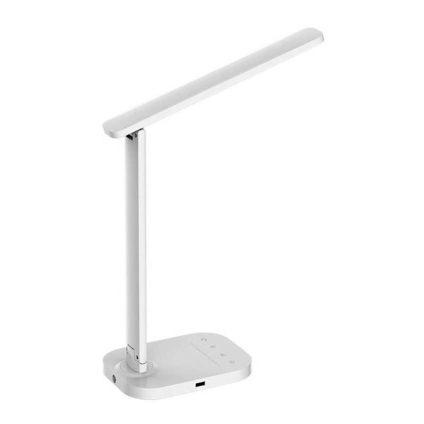 LED Димируема сензорна настолна лампа с USB конектор KIARA LED/7W/230V бяла
