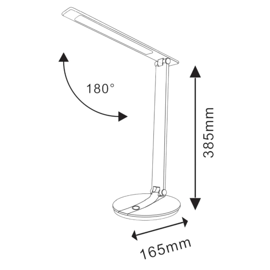 LED Димируема сензорна настолна лампа SERRA LED/8W/230V бяла