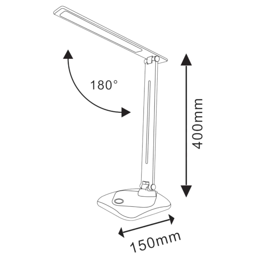 LED Димируема сензорна настолна лампа TOLEDO LED/8W/230V 3000-6500K