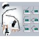 LED Димируем докосване flexible настолна лампа LED/12W/230V 3000/4000/5000/6500K CRI 92 черен