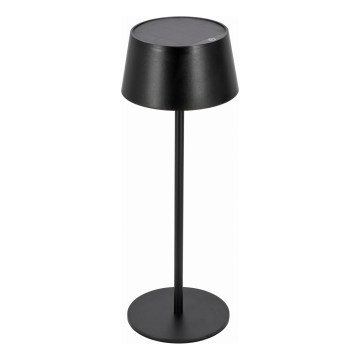 LED димируема соларна лампа с докосване LED/3W/5V USB 1800 mAh IP44 черна