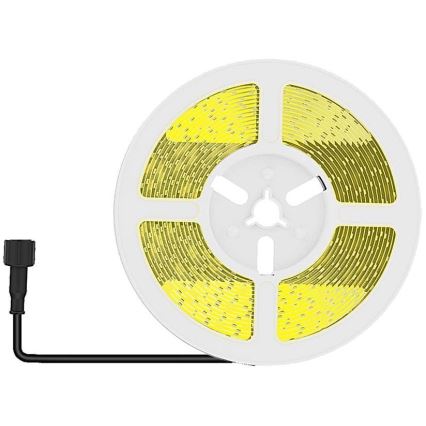 LED Димируема соларна лента LED/1,2W/3,7V 3000K IP67 1500 mAh 5m + дистанционно управление