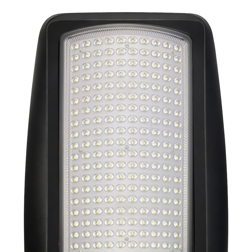 LED димируема соларна улична лампа с сензор VENICE LED/200W/3,2V 12000 mAh IP65 черна + дистанционно управление