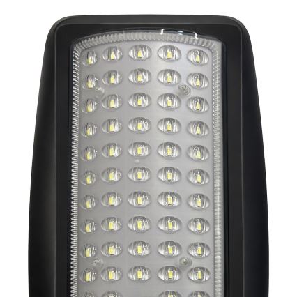 Димируема LED соларна улична лампа със сензор VENICE LED/50W/3,2V 4000 mAh IP65 черна + дистанционно управление
