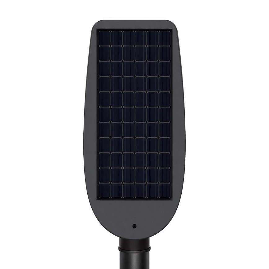 Димируема LED соларна улична лампа със сензор VENICE LED/50W/3,2V 4000 mAh IP65 черна + дистанционно управление