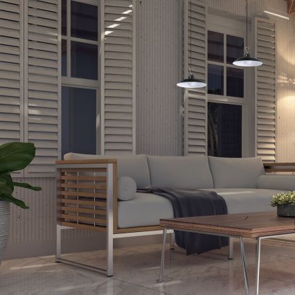 LED регулируемо соларно висящо осветително тяло със сензор за здрач LED/6W/3,7V 800 mAh IP44 + дистанционно управление
