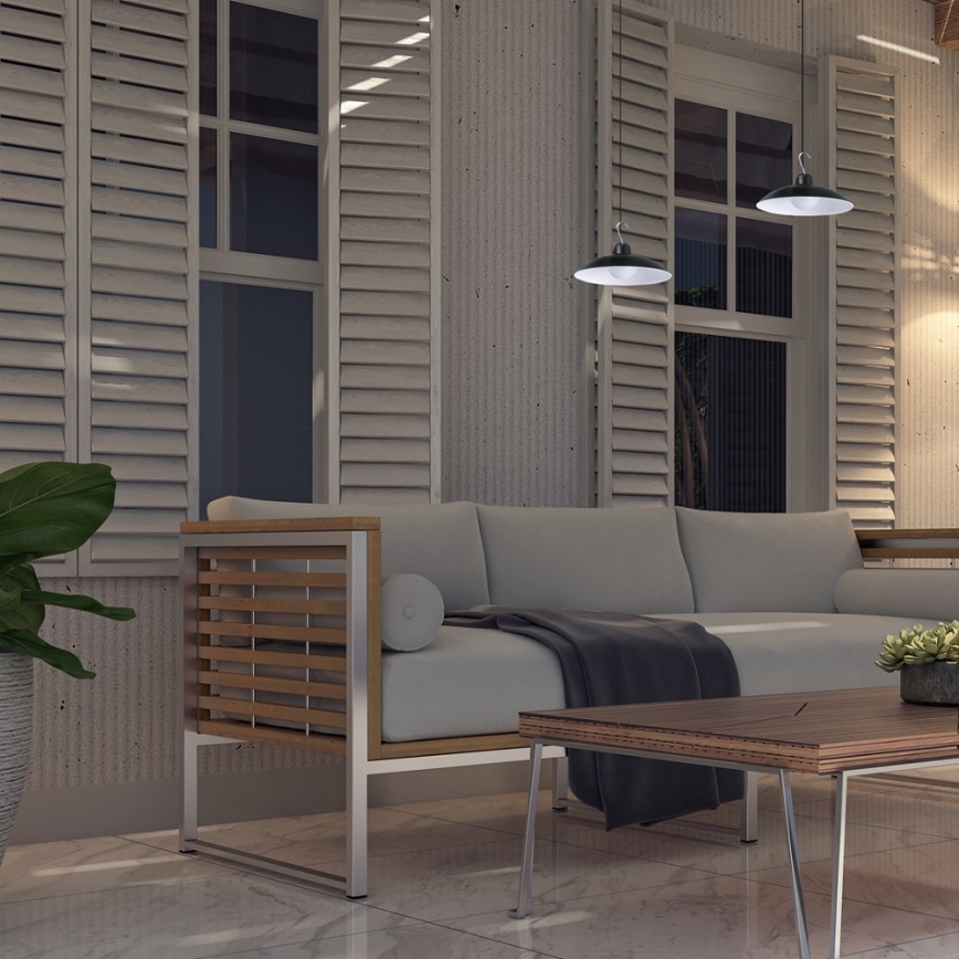 LED регулируемо соларно висящо осветително тяло със сензор за здрач LED/6W/3,7V 800 mAh IP44 + дистанционно управление