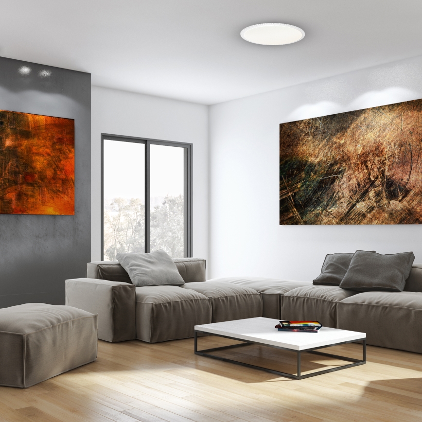 Димируемо LED таванно осветително тяло CRUZ LED/40W/230V 2000lm + дистанционно управление