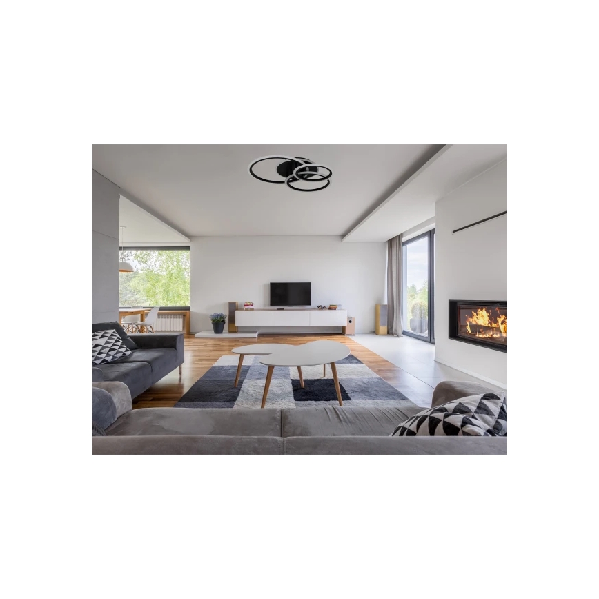 LED Димируема таванна лампа LED/90W/230V 3000-6500K + дистанционно управление