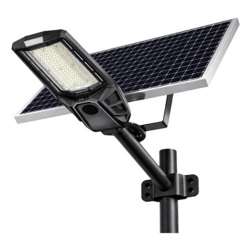 LED димируема улична лампа със сензор и слънчев панел KOBRA LED/400W/3,2V 24000 mAh IP65 антрацит + дистанционно управление