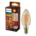 LED димируема винтидж крушка Philips E14/2,5W/230V 1800K