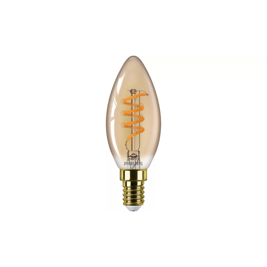 LED димируема винтидж крушка Philips E14/2,5W/230V 1800K