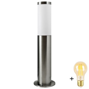 LED димируема външна лампа LIVIA 1xE27/6W/230V 2700-6500K Wi-Fi 45 cm IP44 сребриста