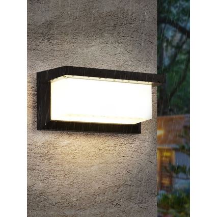 LED димируема външна стенна лампа NEELY 1xE27/W/230V 2700-6500K IP54 черна