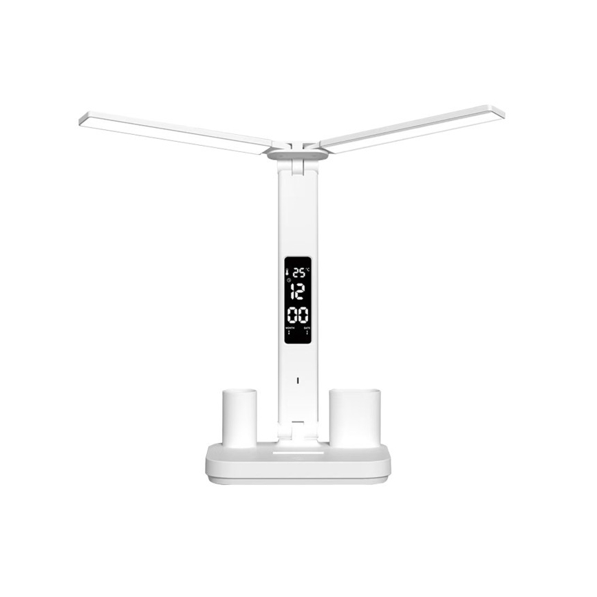 Димируема презареждаема настолна LED лампа NOBLITE P LED/5W/5V 3000/4000/6000K 2200 mAh бяла