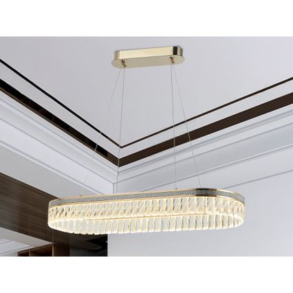 LED димируем кристален полилей на кабел THALIA LED/50W/230V 3000-6000K + дистанционно управление