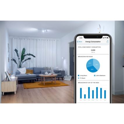 LED Димируема крушка A60 E27/4,3W/230V 2700-4000K CRI 90 Wi-Fi - WiZ