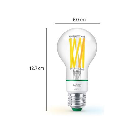 LED Димируема крушка A60 E27/4,3W/230V 2700-4000K CRI 90 Wi-Fi - WiZ