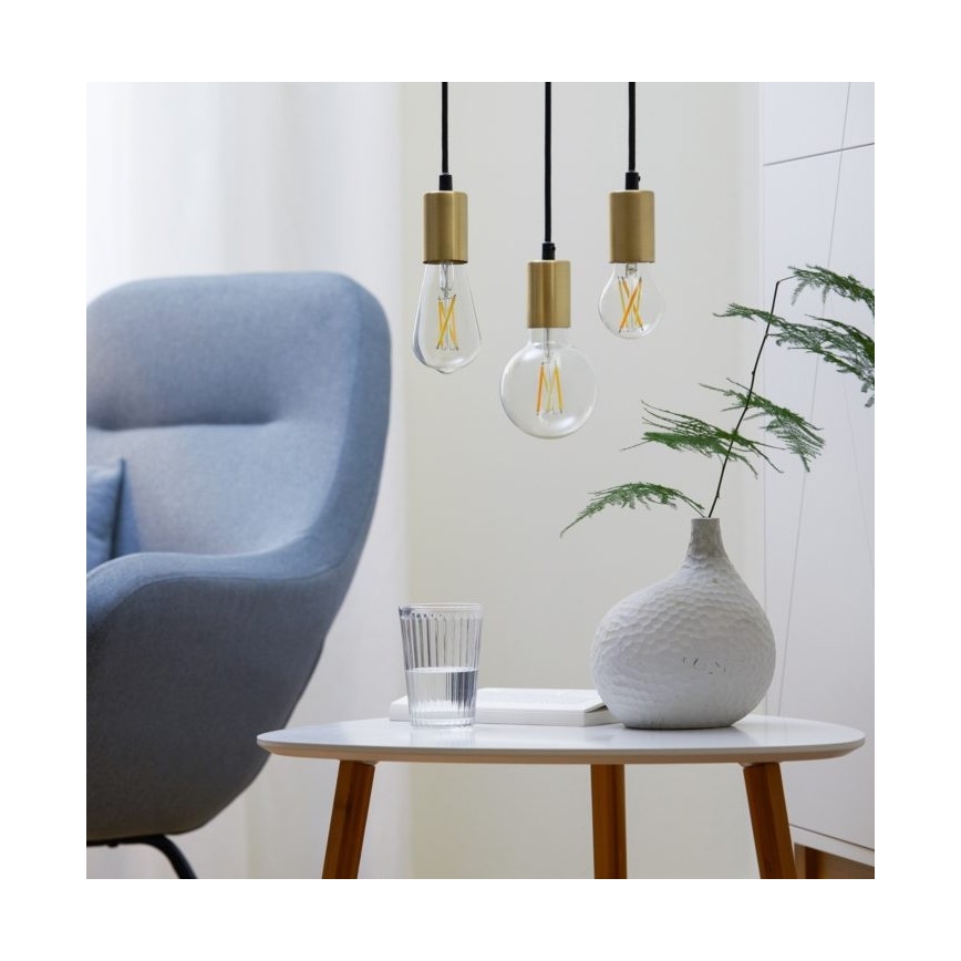 LED Димируема крушка FILAMENT A60 E27/6,7W/230V 2700-6500K CRI 90 Wi-Fi - WiZ