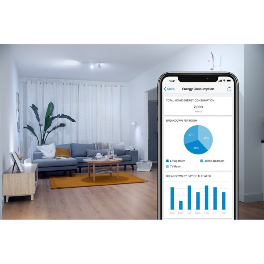 LED Димируема крушка FILAMENT A60 E27/6,7W/230V 2700-6500K CRI 90 Wi-Fi - WiZ