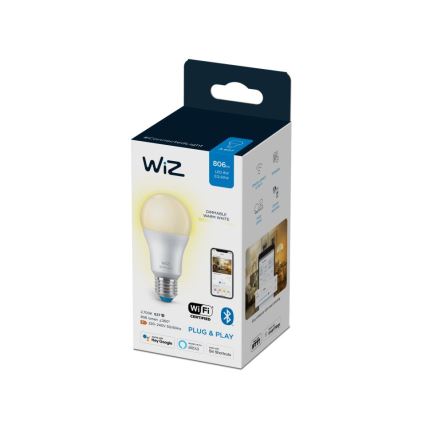 LED Димируема крушка A60 E27/8W/230V 2700K CRI 90 Wi-Fi - WiZ