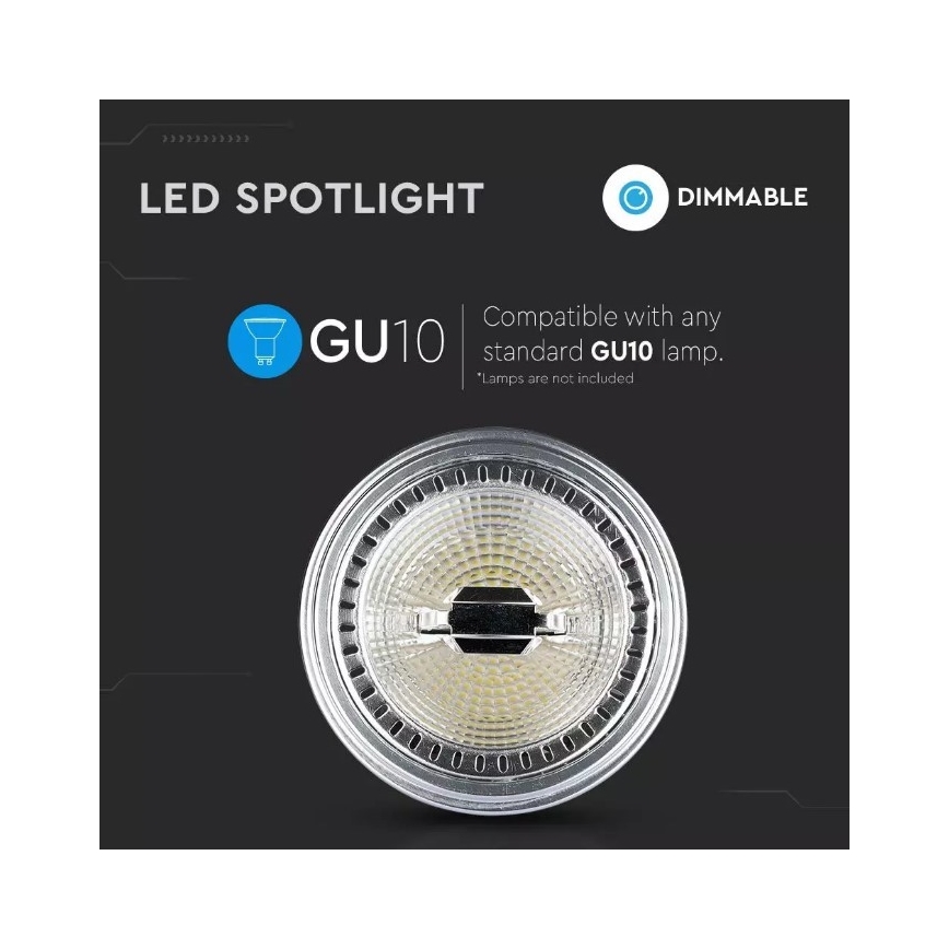 LED Димируема крушка AR111 GU10/12W/230V 4000K