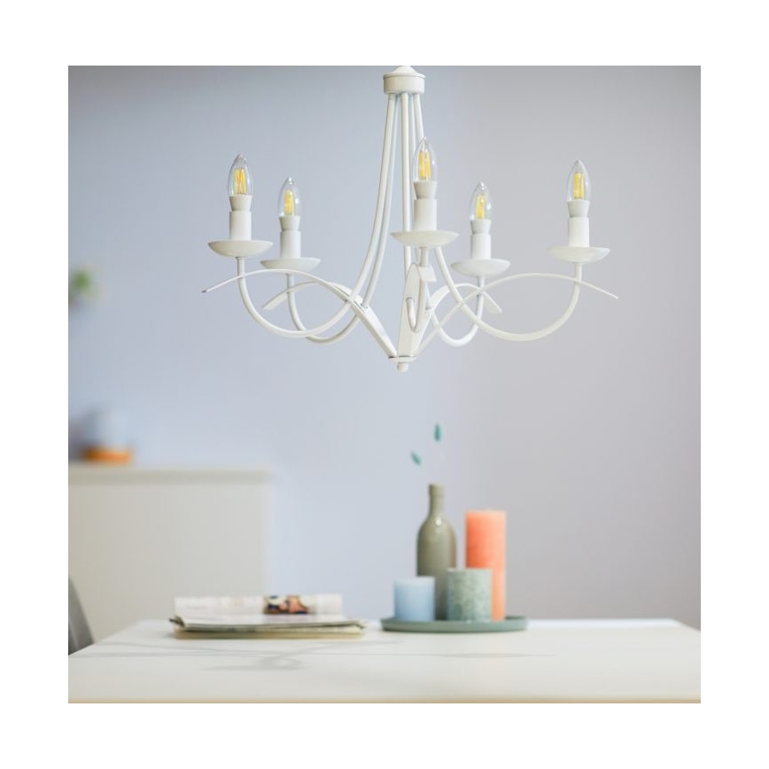 LED Димируема крушка FILAMENT C35 E14/4,9W/230V 2700-6500K CRI 90 Wi-Fi - WiZ