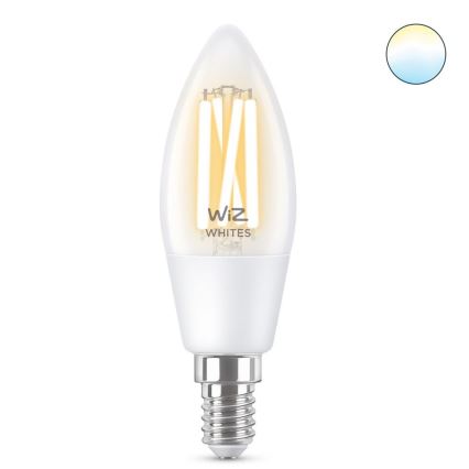 LED Димируема крушка FILAMENT C35 E14/4,9W/230V 2700-6500K CRI 90 Wi-Fi - WiZ