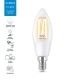 LED Димируема крушка FILAMENT C35 E14/4,9W/230V 2700-6500K CRI 90 Wi-Fi - WiZ