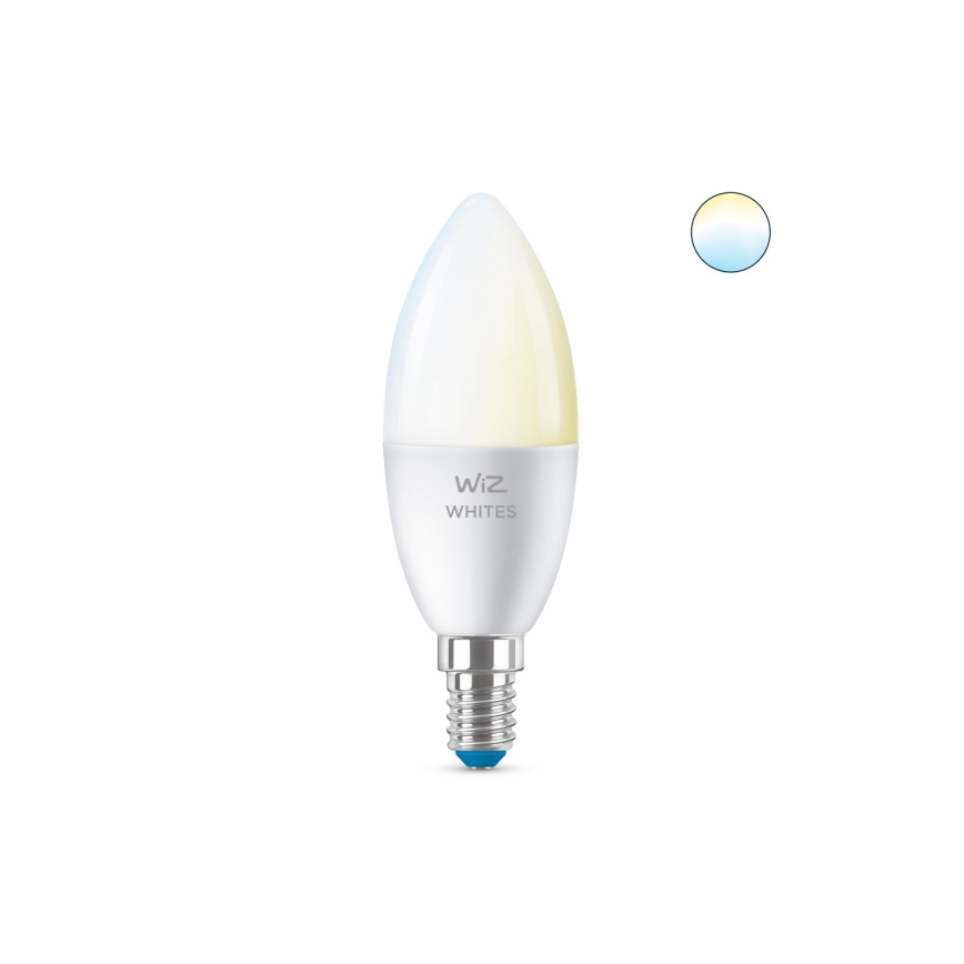LED Димируема крушка C37 E14/4,9W/230V 2700-6500K CRI 90 Wi-Fi - WiZ