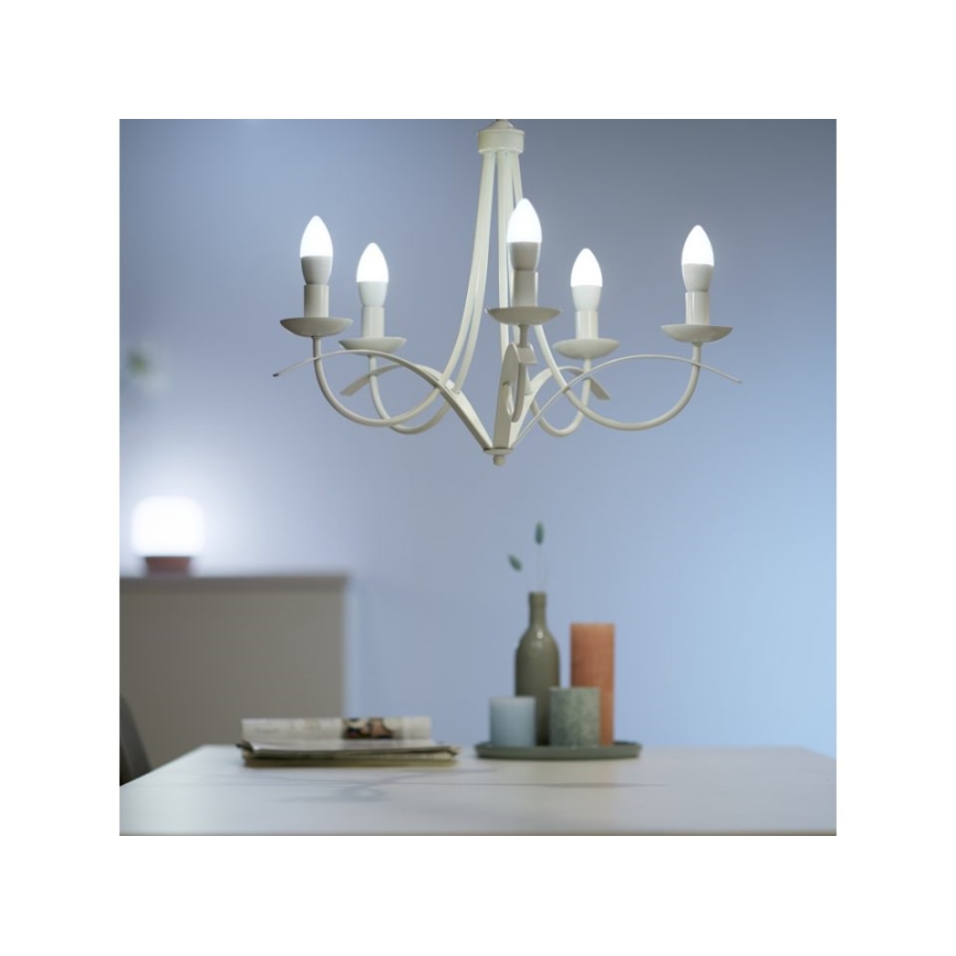 LED Димируема крушка C37 E14/4,9W/230V 2700K CRI 90 Wi-Fi - WiZ