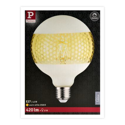 LED Димируема крушка CLASSIC G125 E27/4,5W/230V 2500K - Paulmann 28770