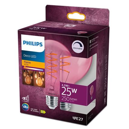 LED Димируема крушка DECO Philips G93 E27/4,5W/230V 1800K