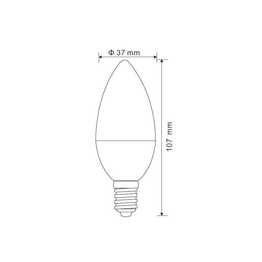 LED Димируема крушка E14/5W/230V 3000K - Globo