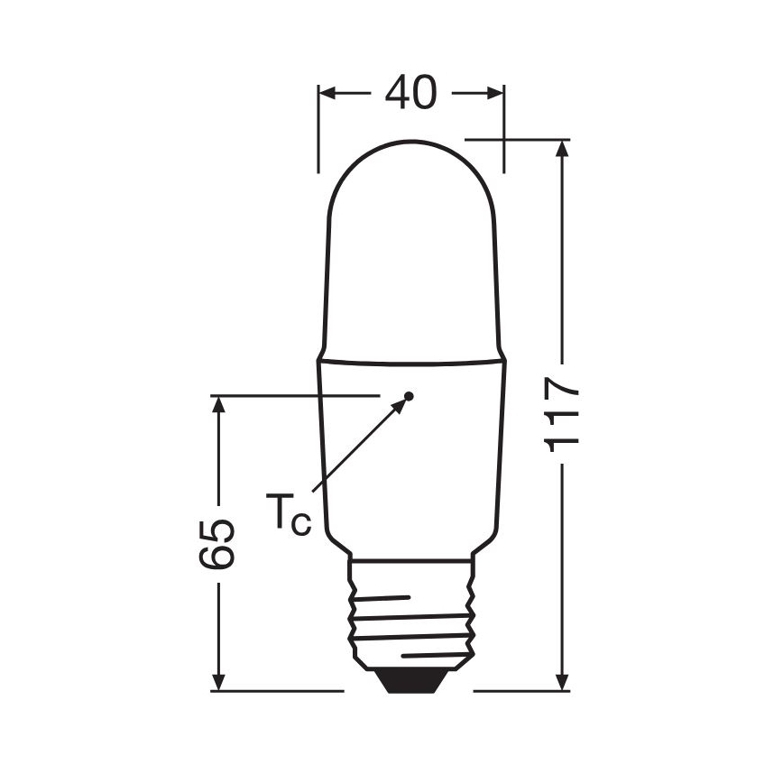 LED Димируема крушка E27/11W/230V 2700K CRI 90 - Osram