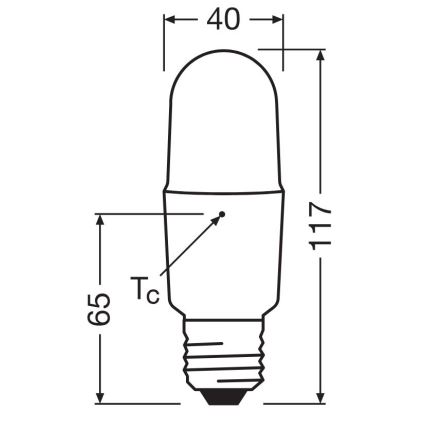 LED Димируема крушка E27/11W/230V 6500K CRI 90 - Osram