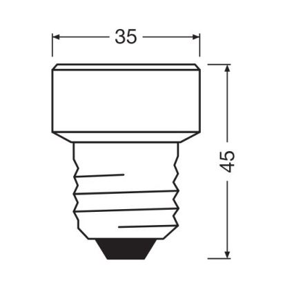 LED Димируема крушка E27/3,5W/230V 2700K - Osram