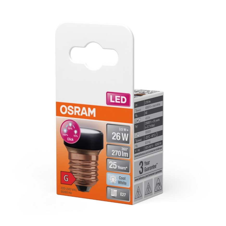 LED Димируема крушка E27/3,5W/230V 4000K - Osram