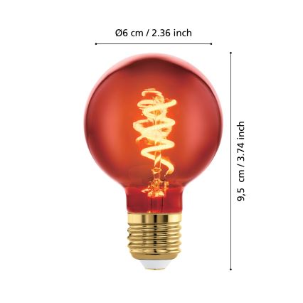 LED Димируема крушка E27/4W/230V 2000K - Eglo 110198