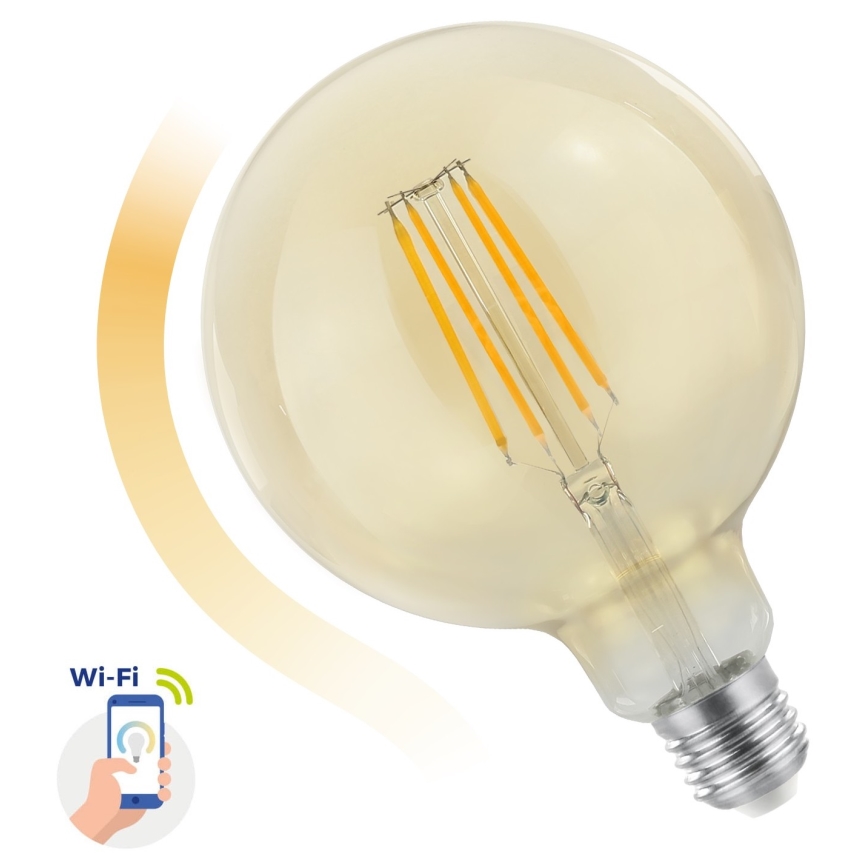 LED Димируема крушка E27/5,5W/230V 1700-2700K Wi-Fi Tuya