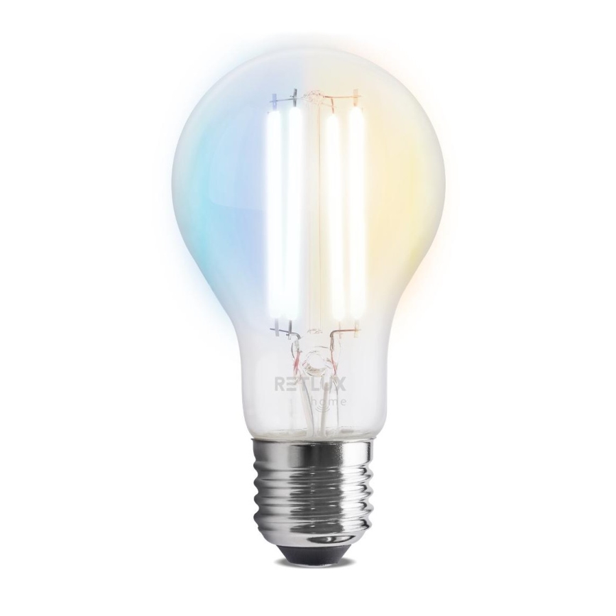 LED Димируема крушка FILAMENT A60 E27/7W/230V 2700-6500K Wi-Fi Tuya