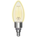 LED Димируема крушка FILAMENT C35 E14/4,5W/230V 2700-6500K Wi-Fi - Aigostar