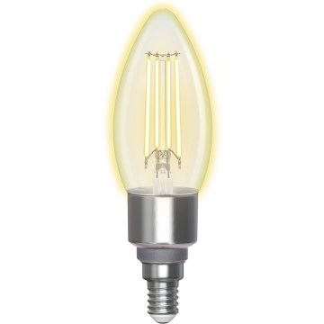 LED Димируема крушка FILAMENT C35 E14/4,5W/230V 2700-6500K Wi-Fi - Aigostar