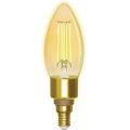 LED Димируема крушка FILAMENT C35 E14/4,5W/230V 2700-6500K Wi-Fi - Aigostar